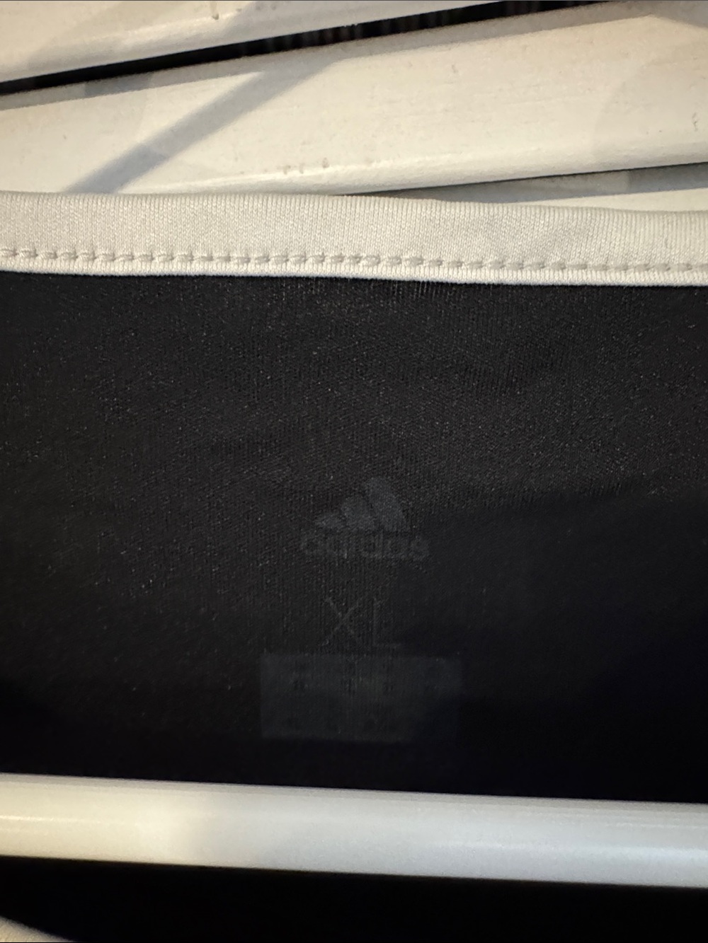 adidas Black and White Men’s Performance Soccer Jersey - Picture 3 of 4